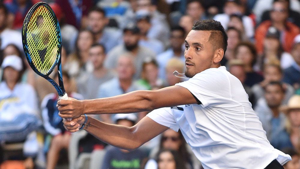 Nick Kyrgios will open his title defence at the Open 13 against Tunisian Malek Jaziri. (AFP)