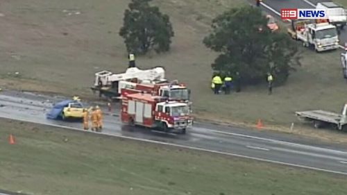 One dead after car collides with truck in Victoria