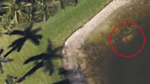 The former resident noticed the submerged car on Google Earth.