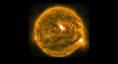 The most recent flare may be an ominous sign of further solar storms to come. (NASA/SDO)