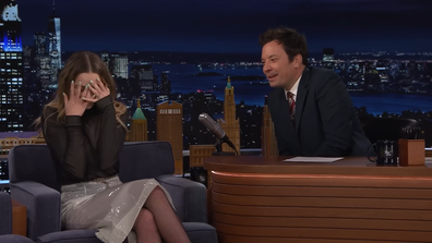 Joey King and Jimmy Fallon