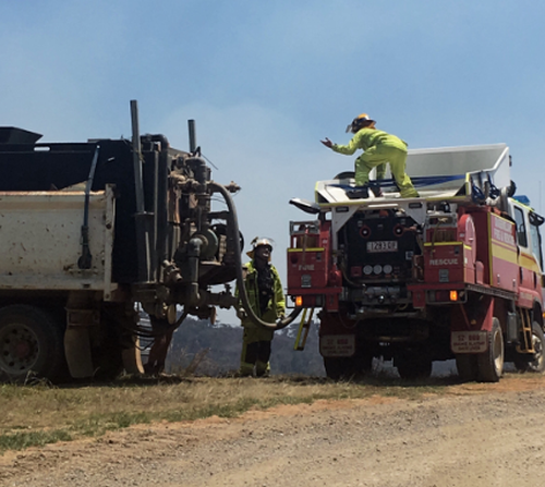 Fire crews have been working around the clock in an effort to contain the Queensland blazes.