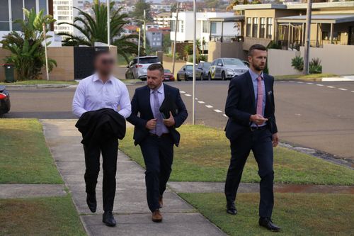 Salim Mehajer, 31, was arrested in Vauclose, Sydney, before 7am this morning. He could face up to two years in jail on remand if his bail is denied. (NSW Police)