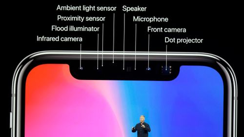 The iPhone X will feature a bezel-free OLED display. (AAP)