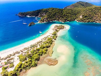 Oludeniz is one of many stunning beaches and lagoons on the Turquoise Coast.