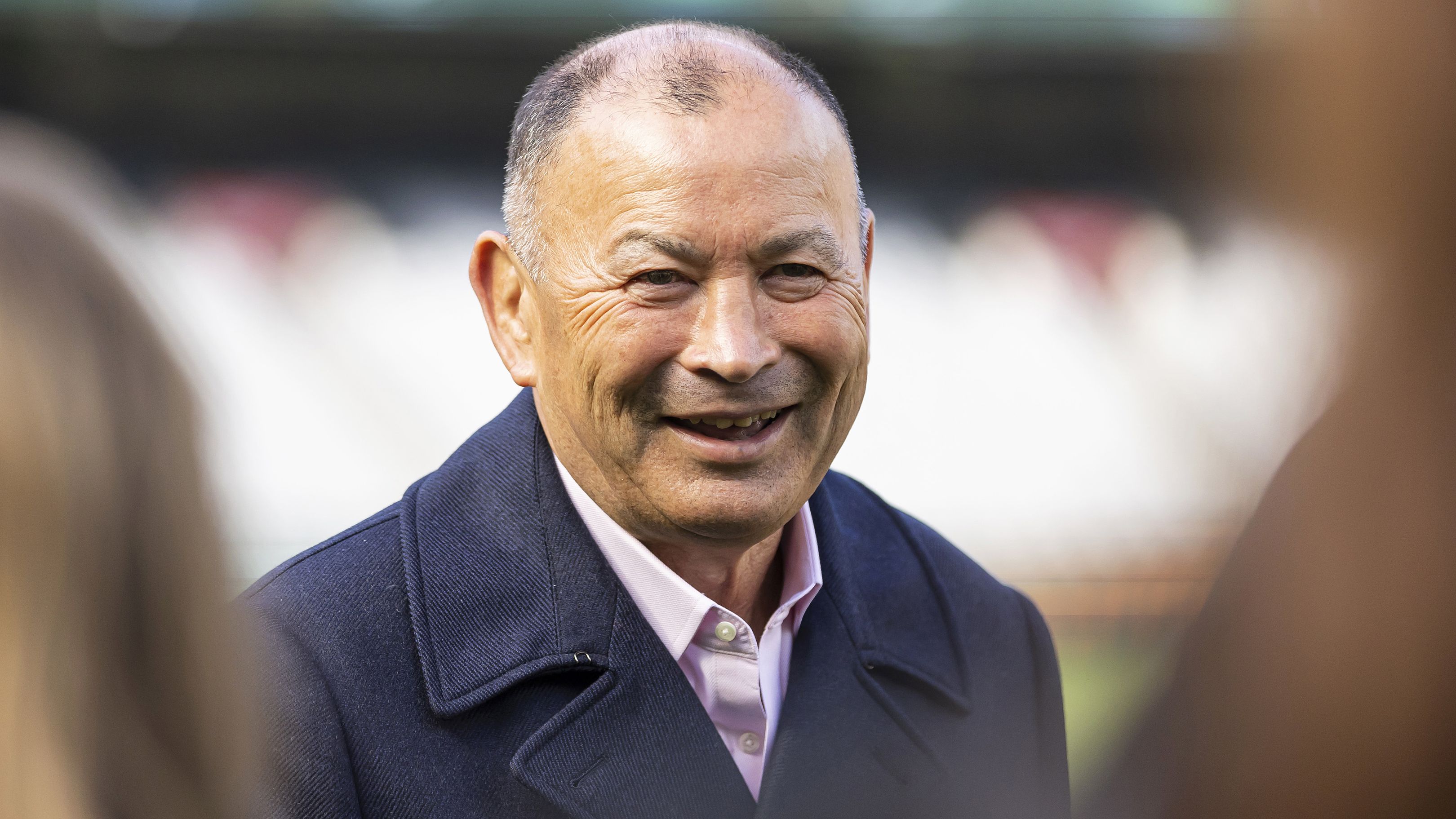 Wallabies head coach Eddie Jones speaks to the media during a Wallabies media opportunity at Melbourne Cricket Ground.