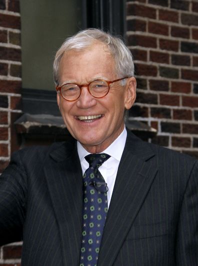 David Letterman appears outside The Late Show with David Letterman at Ed Sullivan Theater on November 1, 2012 in New York City. 