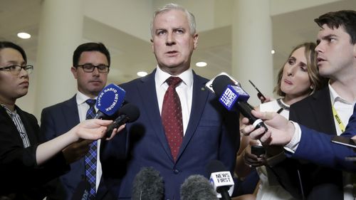 Michael McCormack has been re-elected as leader of the Nationals and deputy prime minister.