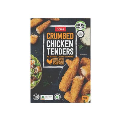 Coles Original Chicken Tenders:223 calories per serve