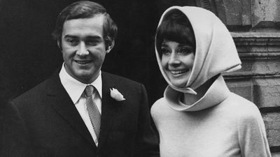 In her unwavering commitment to style, Audrey Hepburn ditched the traditional veil
for a head scarf for her wedding to Andrea Dotti in 1969.