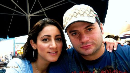 To outsiders Ms Kasparian and her partner of 10 months, Marc Zartarian, appeared to be a happy loving couple.