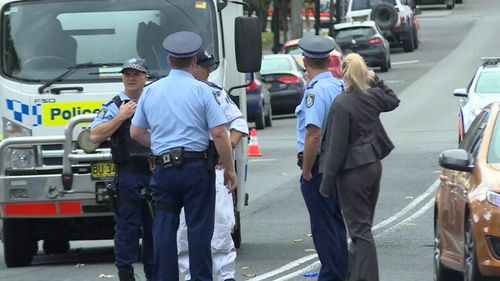 Police today hunted for the other man involved in the altercation on Denison Street. (9NEWS)