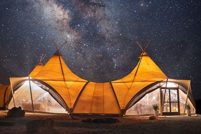 A luxury tent with official DarkSky certification