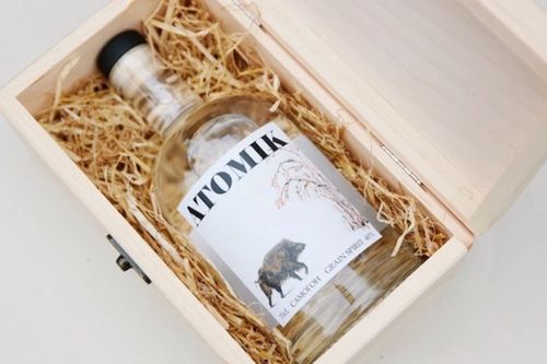 Atomik vodka shipment confiscated by Ukraine secret service.