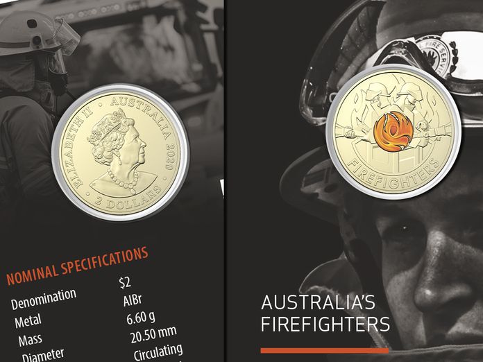 Special edition $2 coin launched to honour firefighters who battled  bushfires