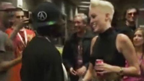 Watch: Rapper Flavor Flav mistakes Miley Cyrus for Gwen Stefani, gets slapped