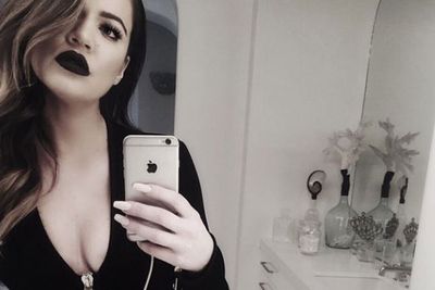 Anything Kylie can do, Khloe can do better...and more than once with a moody lip.
