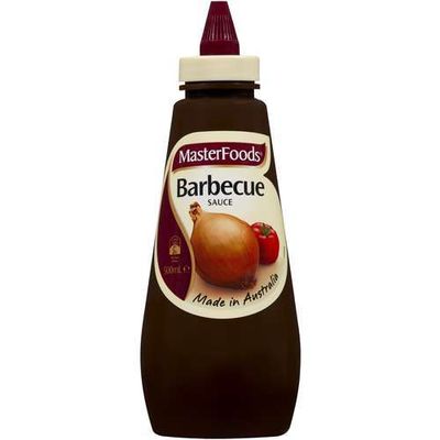 <strong>Masterfoods BBQ Sauce (53.9 grams of sugar per 100ml)</strong>