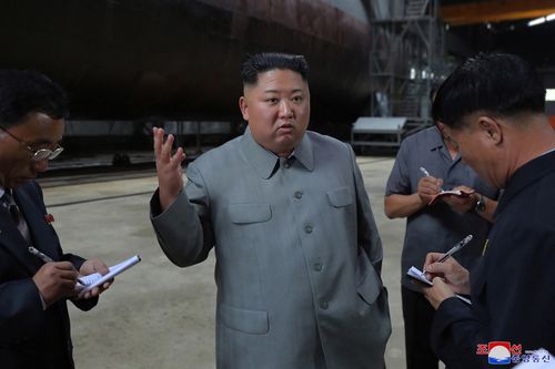 Analysts said Kim’s regime has sought to build a viable nuclear-armed submarine to enhance its deterrence capabilities. 