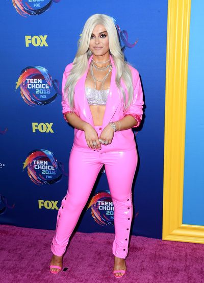 Singer Bebe Rexha&nbsp;at FOX's Teen Choice Awards in California, August, 2018&nbsp;
