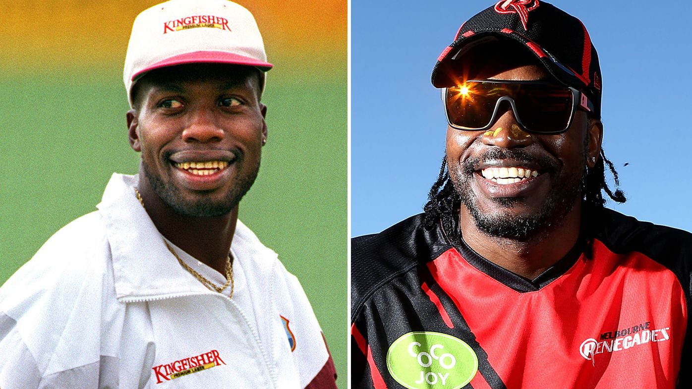 A war of words has erupted between Curtly Ambrose (left) and Chris Gayle ahead of the T20 World Cup.