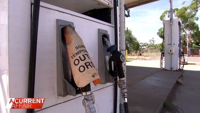 Trangie's old petrol station is no more than five minutes from home for those who live in the town.