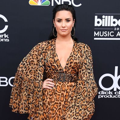 Demi Lovato arrives at the 2018 Billboard Music Awards at MGM Grand Garden Arena on May 20, 2018 in Las Vegas, Nevada.