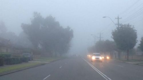 PHOTOS: Heavy fog hits Perth, causes commuter chaos, grounds flights