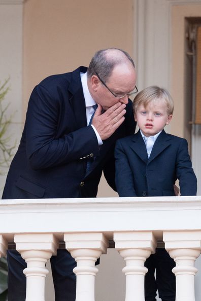 Prince Albert II of Monaco and  Prince Jacques of Monaco attend the Fete de la Saint Jean.