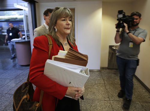 Diane Howard is the public defender enlisted to help DeAngelo's case. Picture: AP