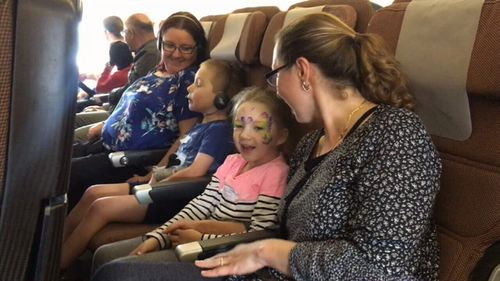 Hundreds of disabled and unwell kids hopped on a Boeing 747 for the flight of a lifetime. (9NEWS)