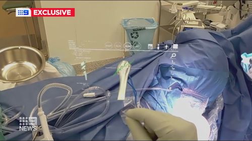 New hologram technology used in Sydney hospital to revolutionise surgeries.