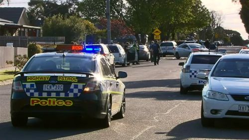One man surrendered but another held police at bay for a short time. (9NEWS)