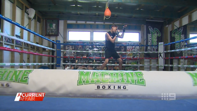 Teen boxer on a mission to follow in the footsteps of his world title-holding dad
