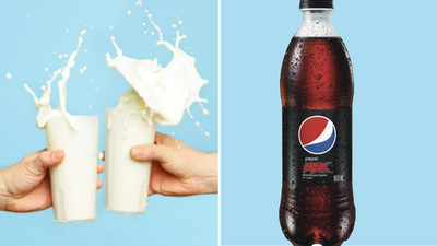Milk and Pepsi Max