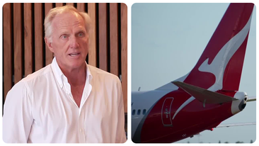 Greg Norman blasts Qantas over flight delay