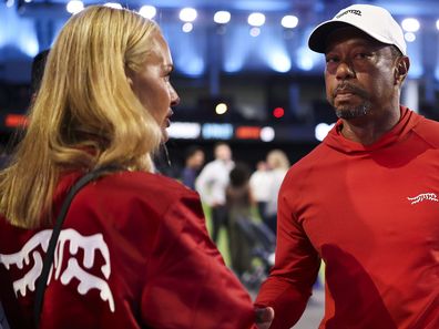 Tiger Woods with girlfriend Vanessa Trump on March 17, 2026.