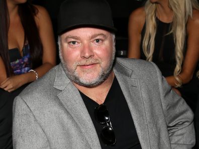 Kyle Sandilands menghadiri pertunjukan renang selama Mercedes-Benz Fashion Week Australia 2014 di Carriageworks pada 8 April 2014 di Sydney, Australia.