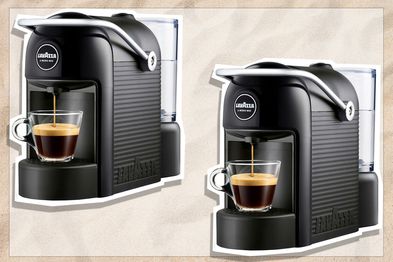 9PR: Lavazza, A Modo Mio Jolie, Coffee Capsule Machine, Compatible with A Modo Mio Coffee Pods, Quiet, with Removable Cup Rest