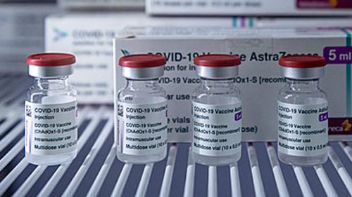 AstraZeneca COVID-19 vaccine vials (Getty)