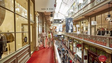 Sydney's Strand Arcade has independent shops plus cute cafes.