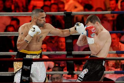 By the end of the eighth round, there was nothing between the two combatants. (AAP)