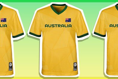 9PR: FIFA Unisex Official 2023 Women's Football World Cup Kids Australia Team Shirt