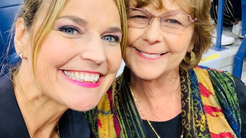 A apresentadora do US Today Show Savannah Guthrie e sua mãe, Nancy Guthrie 