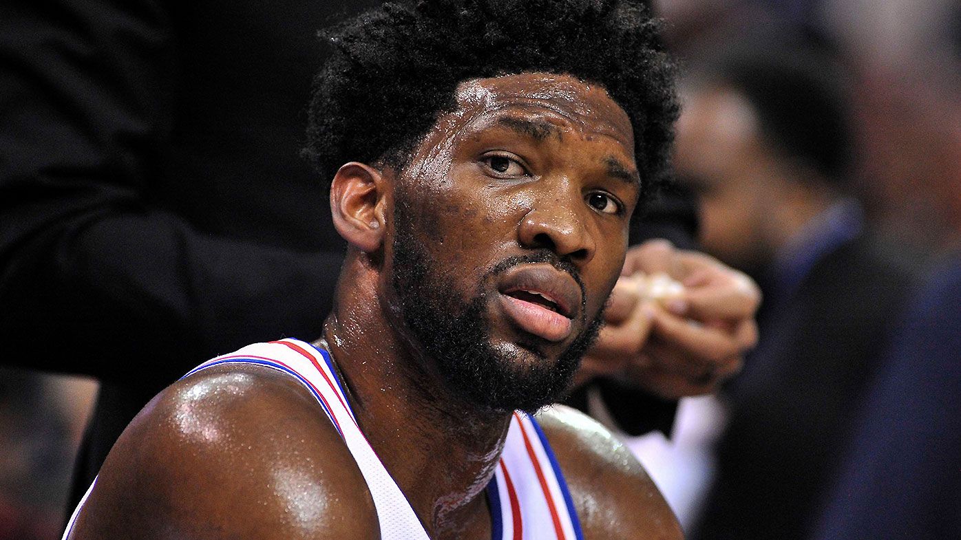 Philadelphia 76ers star Joel Embiid snaps at reporter after 4-0 series loss to Boston