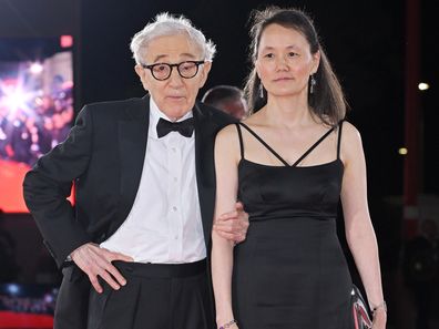 Woody Allen and Soon-Yi Previn at the 2023 Venice International Film Festival.