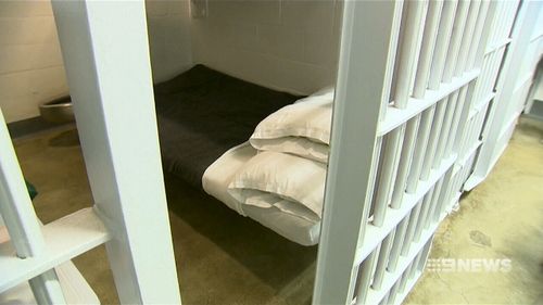 A cell inside Seal Beach prison. (9NEWS)