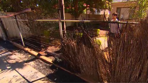 One resident was forced to jump his back fence to escape flames. (9NEWS)