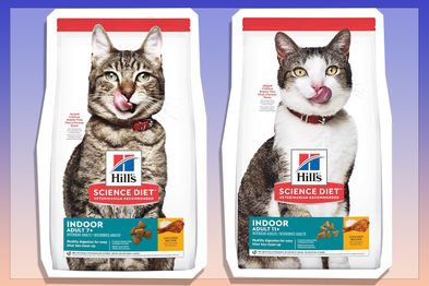 9PR: Hill's Science Diet Senior Adult 7+ Chicken Dry Cat Food for Older Cats and Hill's Science Diet Senior Adult 11+ Chicken Dry Cat Food for Older Cats