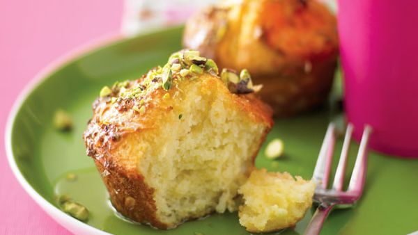 Warm ricotta muffins